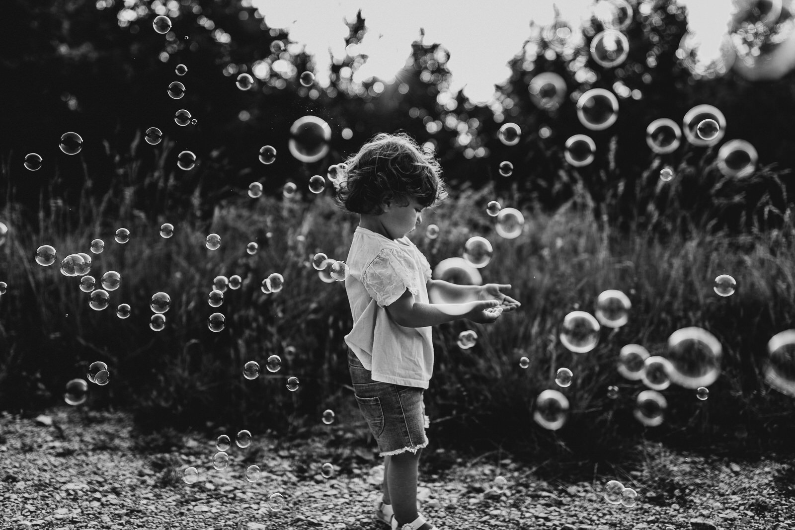 Foto con le bolle